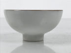 Japanese Kutani Imari Porcelain Sake Cup Vtg Tsubomi Ochoko Court Carriage G325