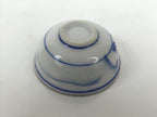 Japanese Kutani Imari Porcelain Sake Cup Vtg Tsubomi Ochoko Mountain Temple G344