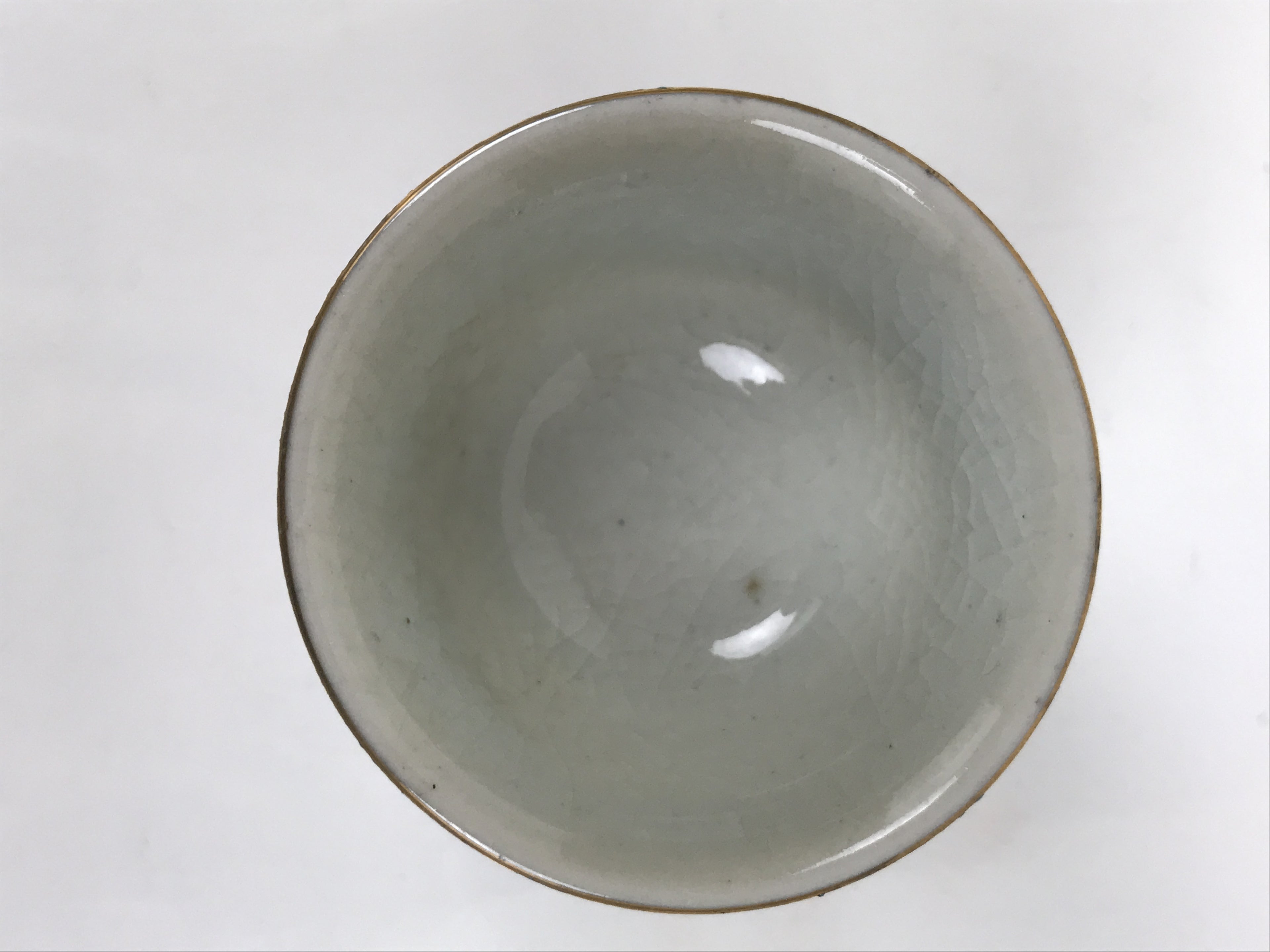 Japanese Kutani Imari Porcelain Sake Cup Vtg Wan Ochoko Pine Plum Bamboo G334