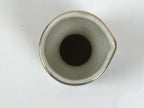 Japanese Kutani Porcelain Sake Bottle Tokkuri Vtg White Red Black Kanji TS845