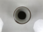 Japanese Kutani Porcelain Sake Bottle Tokkuri White Gold Court Carriage TS894