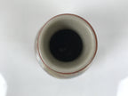 Japanese Kutani Porcelain Sake Bottle Tokkuri White Red Gold Pheasant Bird TS888