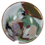 Japanese Kutani Porcelain Sake Cup Ochoko Guinomi Ukiyoe Shunga Art G297