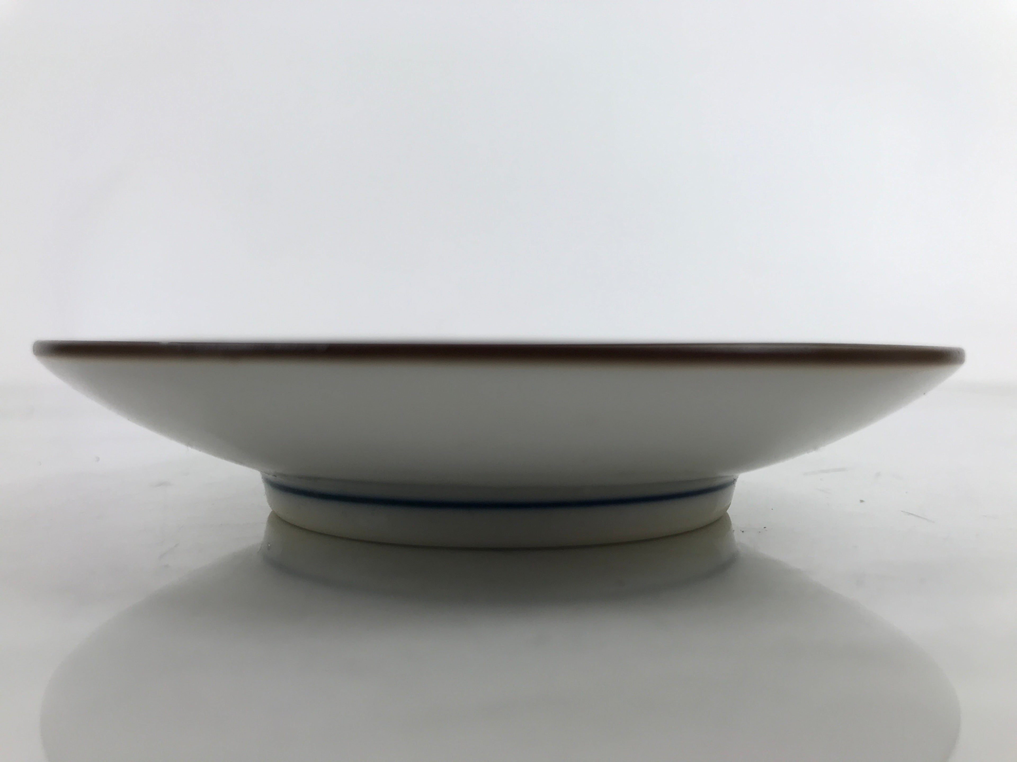 Japanese Kutani Porcelain Small Plate Mamezara Vtg Hyotan Gourd Pine Yellow Y93