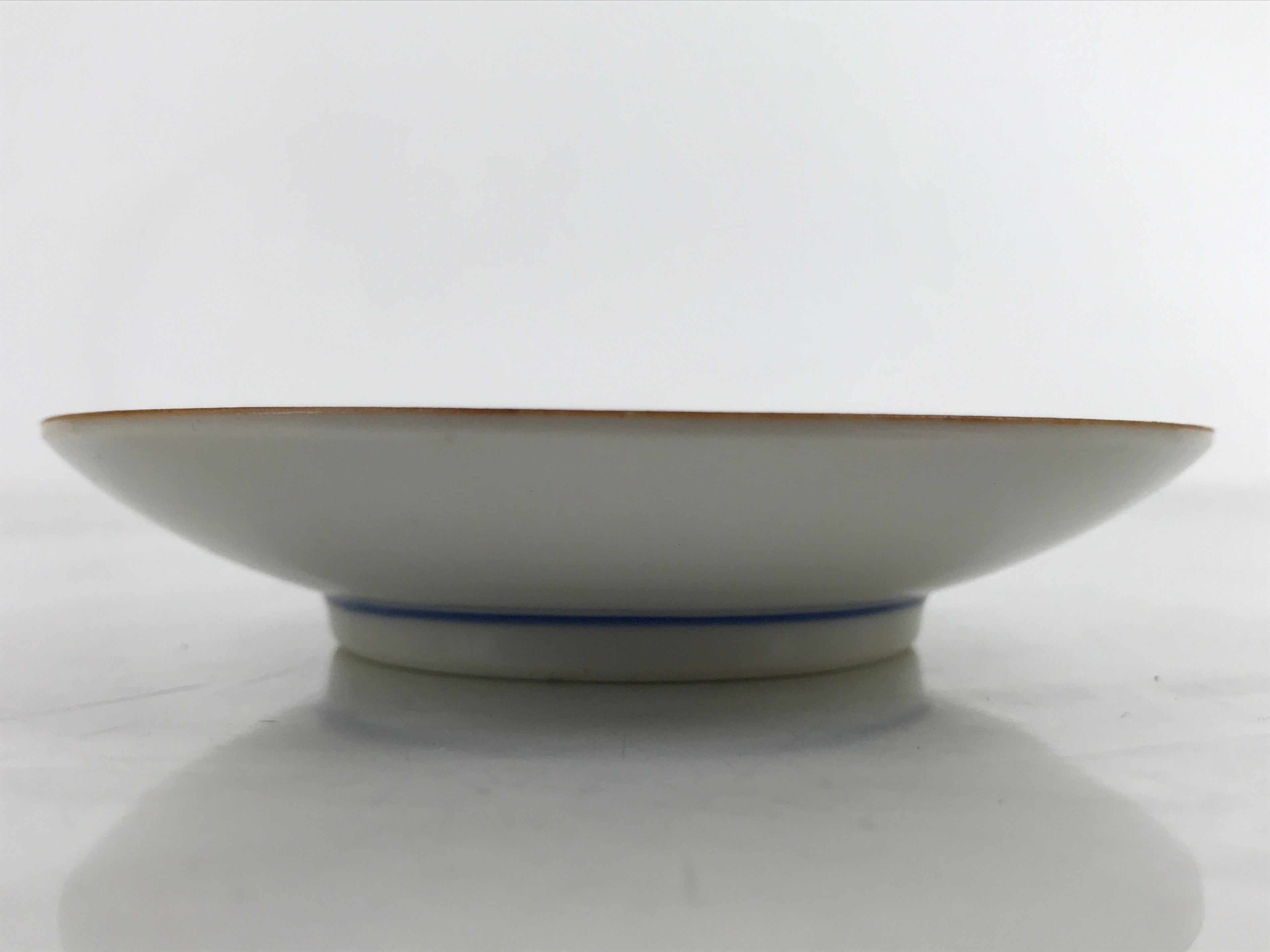Japanese Kutani Porcelain Small Plate Mamezara Vtg Yellow Peony Flowers Y94