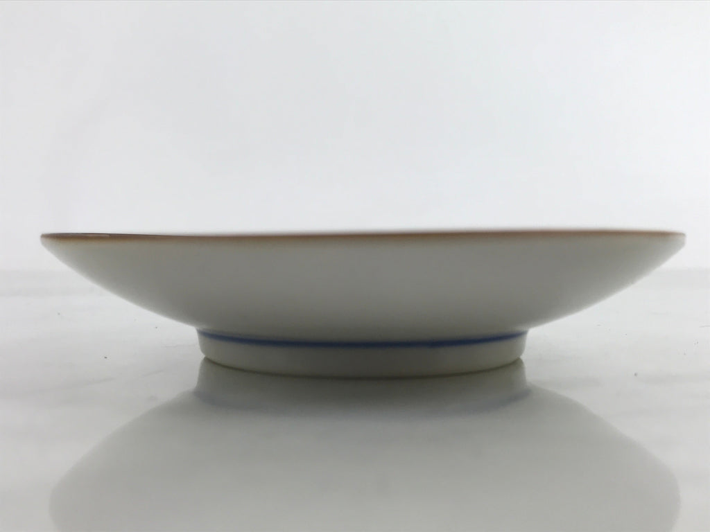 Japanese Kutani Porcelain Small Plate Mamezara Vtg Yellow Peony Flowers Y94