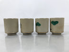 Japanese Kutani Ware Ceramic Sake Cup 12pc Set Vtg Guinomi Sakazuki Zodiac PX773