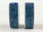 Japanese Kutani Ware Hanging Scroll Weights Vtg Fuchin Kakejiku Rectangle FC321