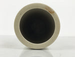 Japanese Kutani Ware Porcelain Flower Vase Ikebana Kabin Plum Ume Cylinder FK237