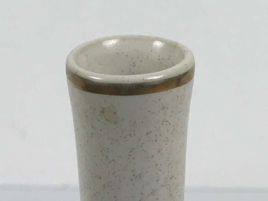 Japanese Kutani Ware Porcelain Flower Vase Vtg Ikebana Kabin Slim Floral FK232