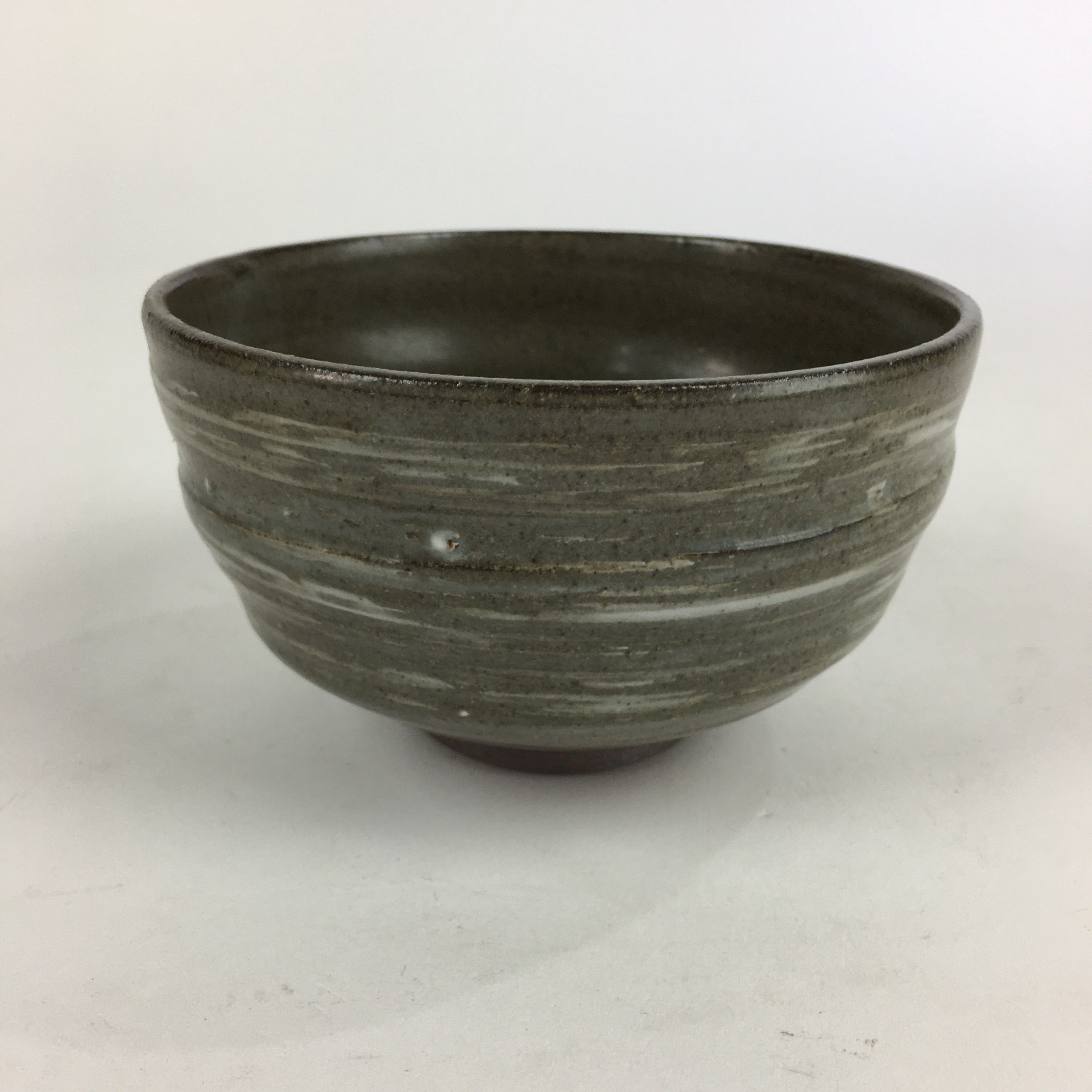 Japanese Kyo Ware Ceramic Green Tea Ceremony Bowl Vtg Chawan Boxed Pottery PX620