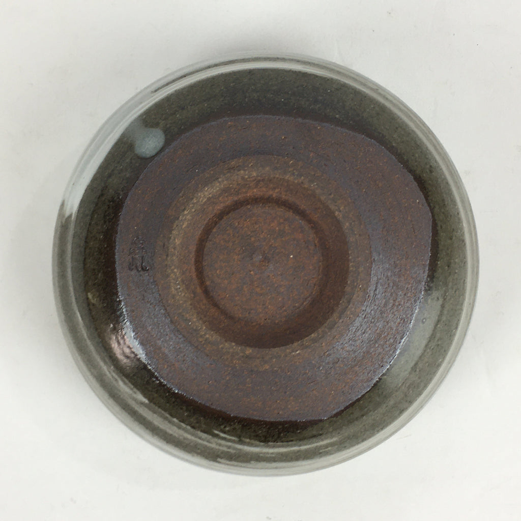 Japanese Kyo Ware Ceramic Green Tea Ceremony Bowl Vtg Chawan Boxed Pottery PX620