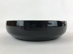 Japanese Lacquer Imitation Round Serving Plate Vtg Red Black Gold Cranes L32