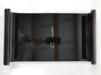 Japanese Lacquer Rantai Bamboo Flower Vase Stand Vtg Kadai Ikebana Bonsai LWB114