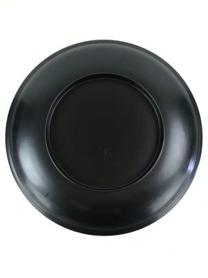 Japanese Lacquer Replica Round Serving Tray Vtg Flying Crane Black Res, Online Shop