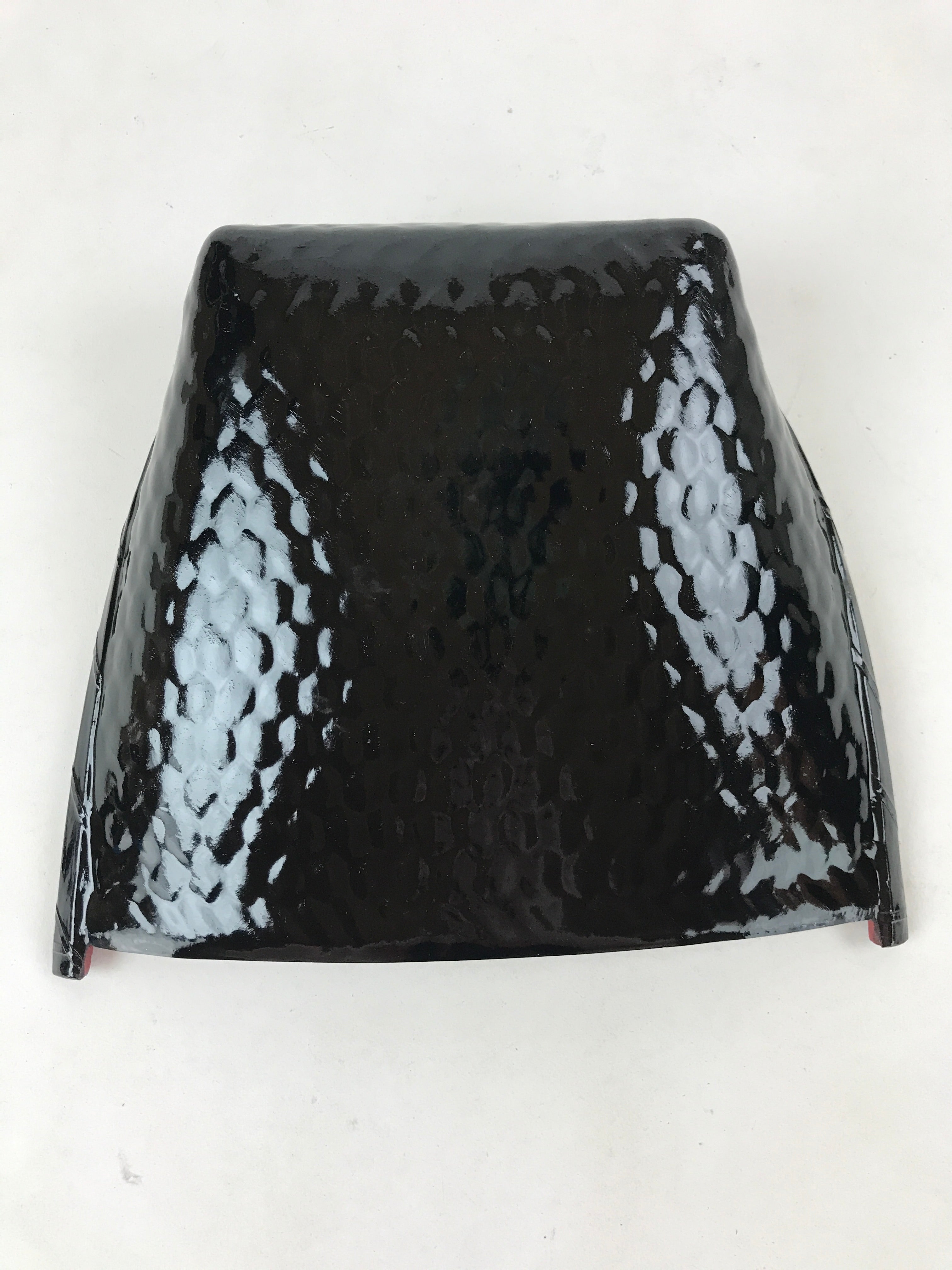 Japanese Lacquer Replica Makie Serving Tray Vtg Winnowing Basket Obon Red LWB65