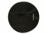 Japanese Lacquer Replica Round Serving Tray Vtg Flying Crane Black Resin L26