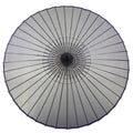 Japanese Lacquer Umbrella Parasol Vtg Wagasa Maigasa Geisha Fabric Purple JK857
