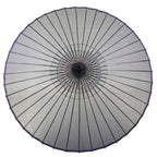 Japanese Lacquer Umbrella Parasol Vtg Wagasa Maigasa Geisha Fabric Purple JK857