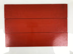 Japanese Lacquer Wood Flower Vase Stand Vtg Kadai Board Ikebana Black Red WT595