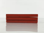 Japanese Lacquer Wood Flower Vase Stand Vtg Kadai Board Ikebana Black Red WT595