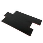 Japanese Lacquer Wood Flower Vase Stand Vtg Kadai Board Ikebana Black Red WT595