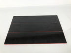 Japanese Lacquer Wood Flower Vase Stand Vtg Kadai Board Ikebana Black Red WT596