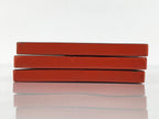 Japanese Lacquer Wood Flower Vase Stand Vtg Kadai Board Ikebana Black Red WT596