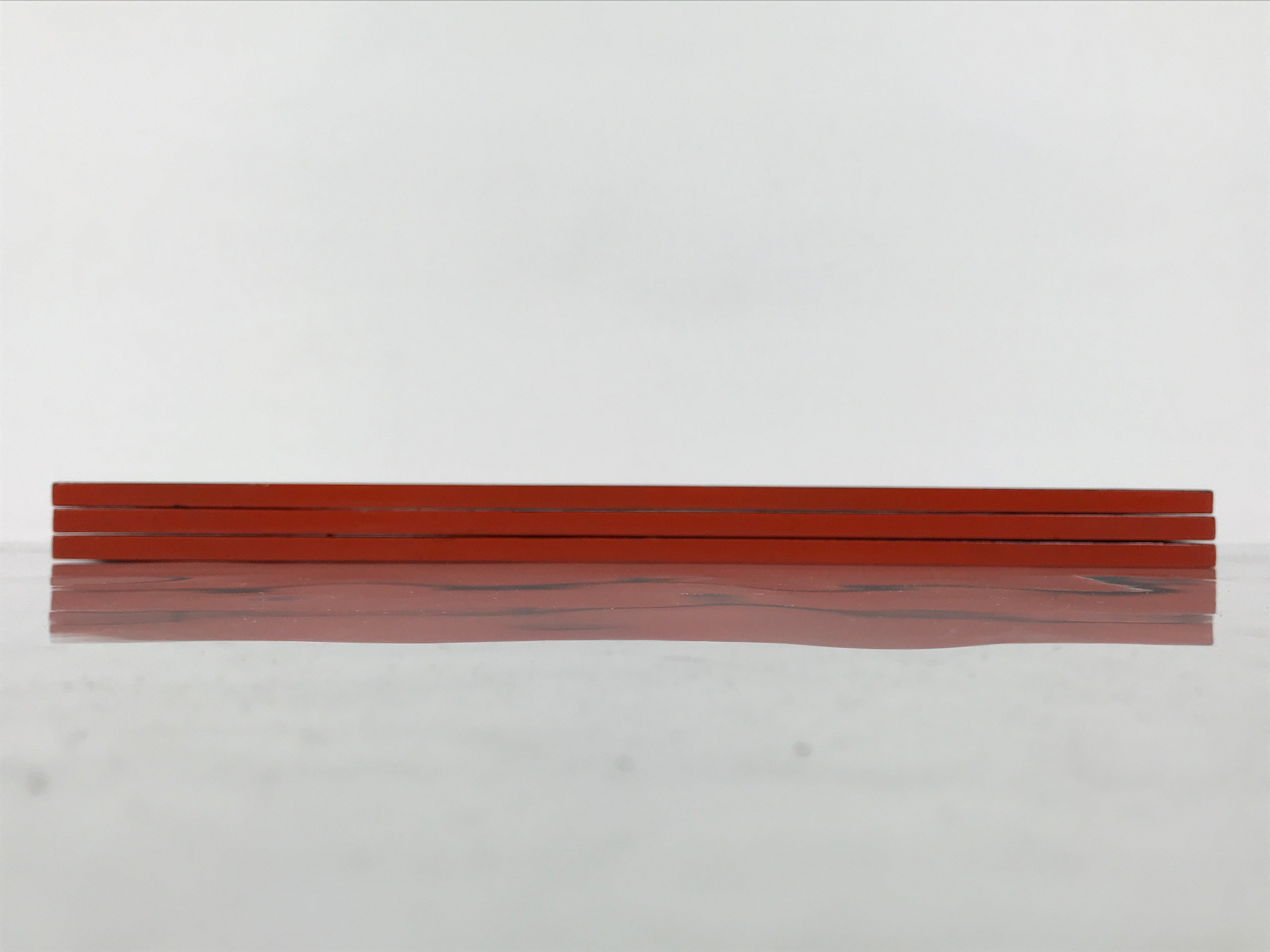 Japanese Lacquer Wood Flower Vase Stand Vtg Kadai Board Ikebana Black Red WT596