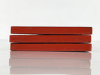 Japanese Lacquer Wood Flower Vase Stand Vtg Kadai Board Ikebana Black Red WT596