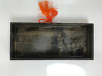 Japanese Lacquer Wood Hina Doll Chest Nagamochi Vtg Girls Day Makie Gold ID618