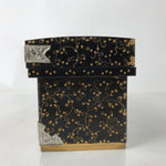 Japanese Lacquer Wood Hina Doll Chest Nagamochi Vtg Girls Day Makie Gold ID618