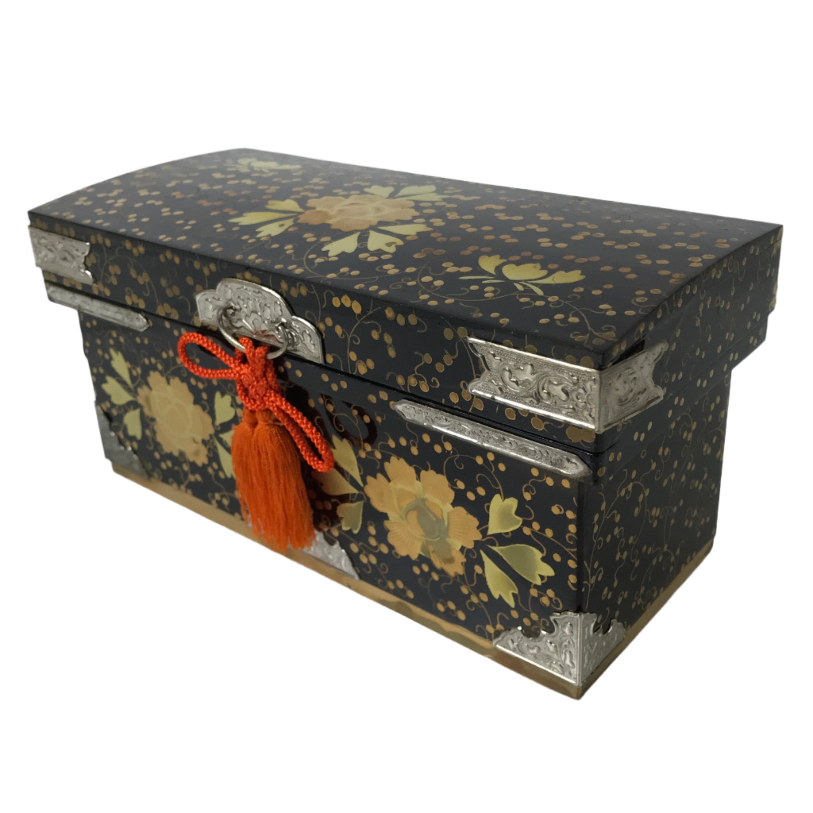 Japanese Lacquer Wood Hina Doll Chest Nagamochi Vtg Girls Day