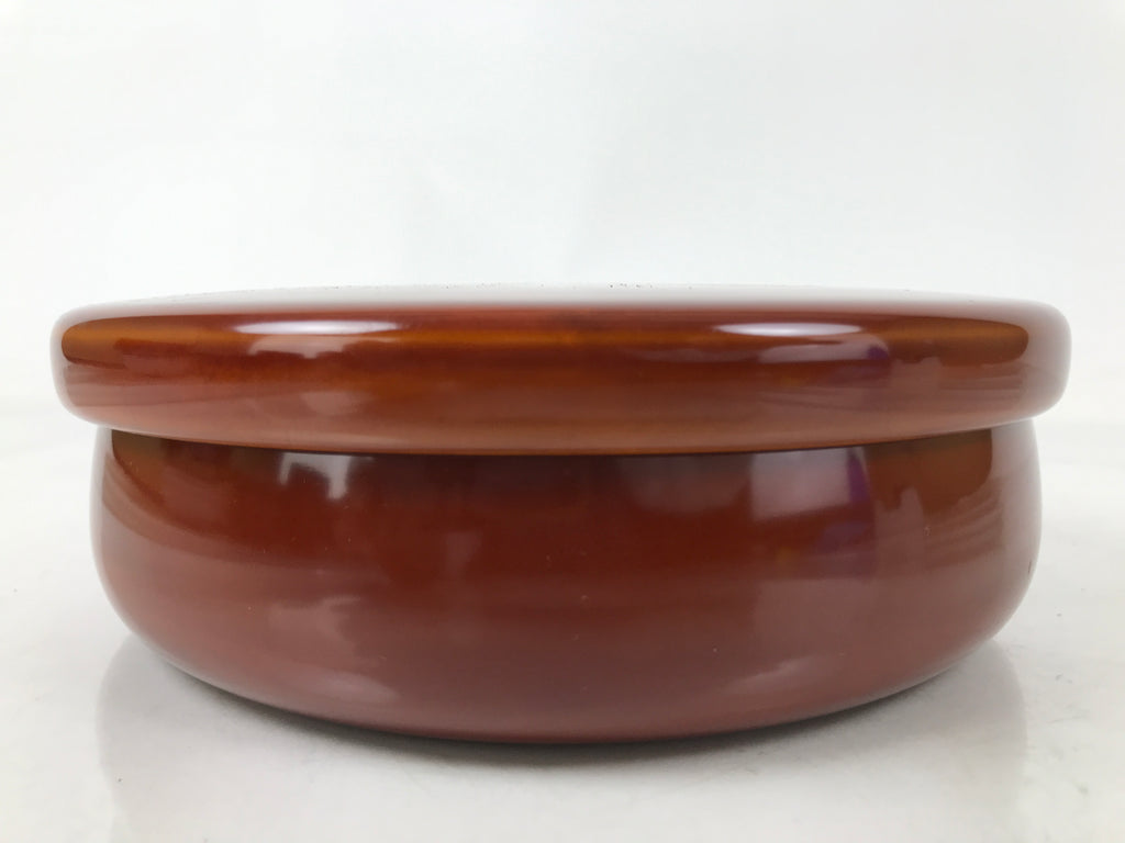 Japanese Lacquer Wood Kashiki Snack Bowl Tray Shunkei-Nuri Kashibachi Set LWB117