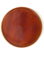 Japanese Lacquer Wood Kashiki Snack Bowl Tray Shunkei-Nuri Kashibachi Set LWB117