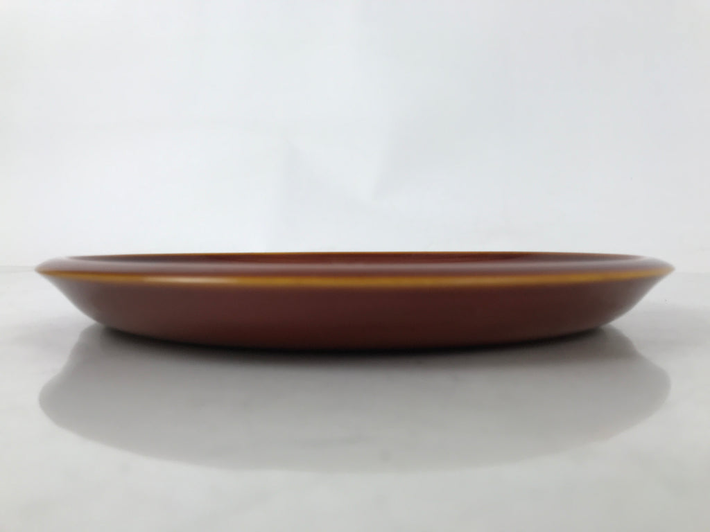 Japanese Lacquer Wood Kashiki Snack Bowl Tray Shunkei-Nuri Kashibachi Set LWB117