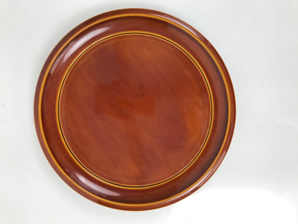Japanese Lacquer Wood Kashiki Snack Bowl Tray Shunkei-Nuri Kashibachi Set LWB117