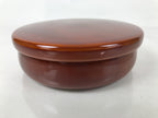 Japanese Lacquer Wood Kashiki Snack Bowl Tray Shunkei-Nuri Kashibachi Set LWB117