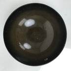 Japanese Lacquer Wood Lidded Bowl Nimonowan Vtg Makie Bird Black Gold LB122