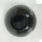 Japanese Lacquer Wood Lidded Bowl Nimonowan Vtg Makie Bird Black Gold LB122