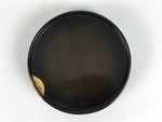 Japanese Lacquer Wood Lidded Small Kaiseki Bowl Makie Gold Dots Black Red L602