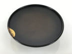 Japanese Lacquer Wood Lidded Small Kaiseki Bowl Makie Gold Dots Black Red L602