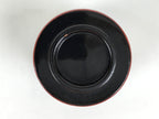 Japanese Lacquer Wood Lidded Small Kaiseki Bowl Makie Gold Dots Black Red L603