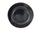 Japanese Lacquer Wood Lidded Small Kaiseki Bowl Makie Gold Dots Black Red L604