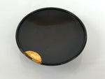 Japanese Lacquer Wood Lidded Small Kaiseki Bowl Makie Gold Dots Black Red L604