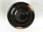 Japanese Lacquer Wood Lidded Small Kaiseki Bowl Makie Gold Dots Black Red L604