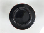 Japanese Lacquer Wood Lidded Small Kaiseki Bowl Makie Gold Dots Black Red L605
