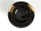 Japanese Lacquer Wood Lidded Small Kaiseki Bowl Makie Gold Dots Black Red L606