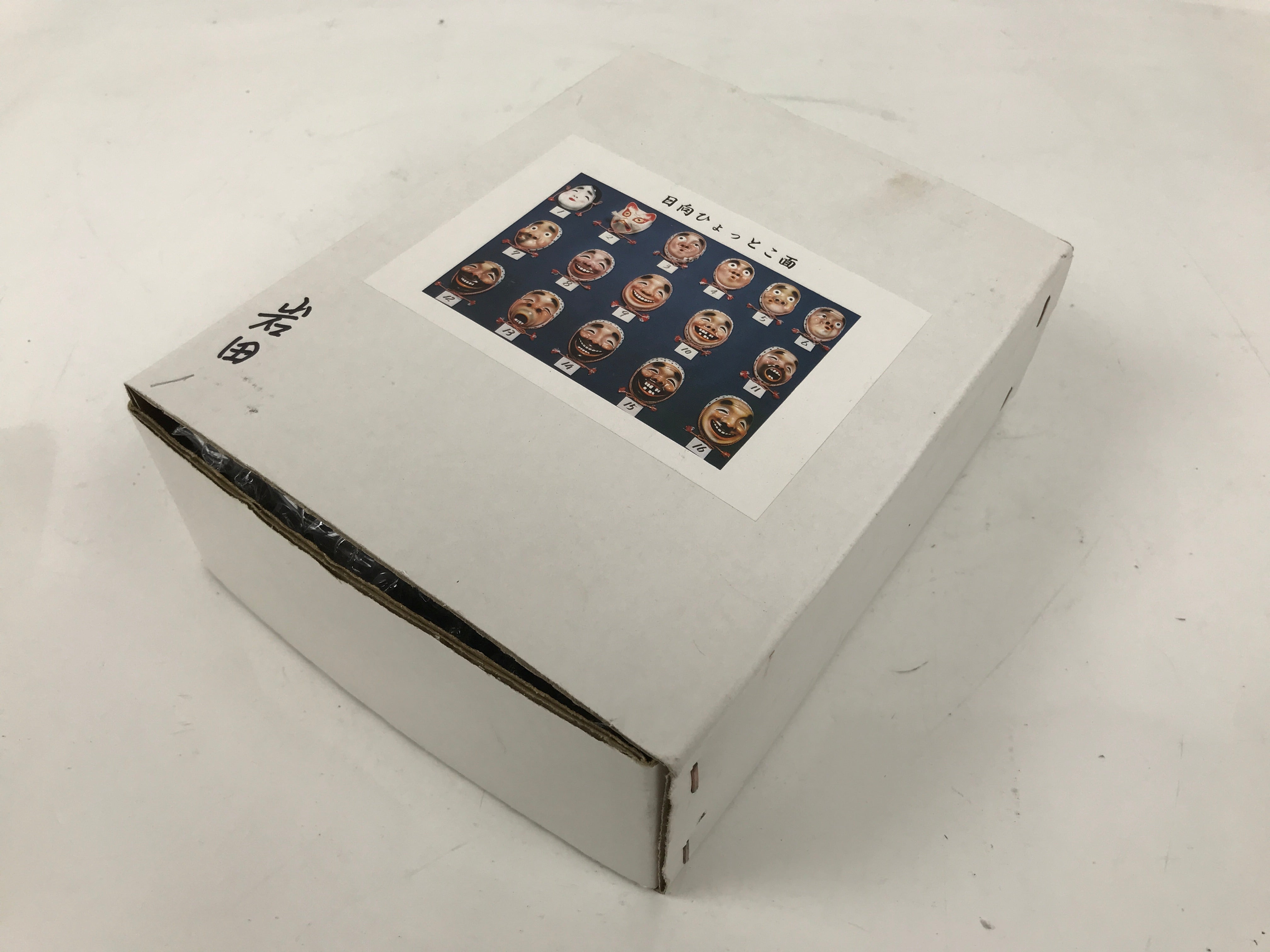 Japanese Lacquer Wood Noh Mask Okame Otafuku Smiling Woman Nohmen Kagura OM81