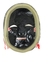 Japanese Lacquer Wood Noh Mask Okame Otafuku Smiling Woman Nohmen Kagura OM81